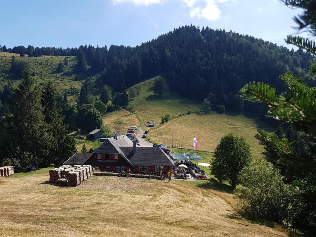 Ferienwohnung am Geißberg Kleines Wiesental Exterior foto